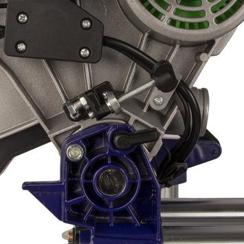 Пила торцовочная ПУЛЬСАР ПТН 305-2000 (2000Вт, 305х30мм, рез 105х335мм, рем. перед, направл., лазер, наклон право/лево, 20 кг)