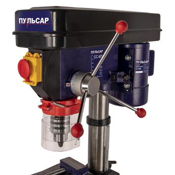 Станок сверлильный ПУЛЬСАР СС 600 (600Вт, 16мм, 12 скоростей, 220-2450 об/мин, 31 кг) + тиски