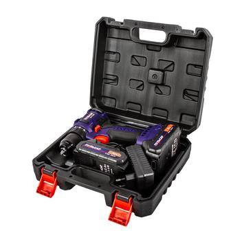 Дрель аккумуляторная безударная ПУЛЬСАР ДА 18-45Б (18В, 45Hm, Li-on, BL-мотор, 2,0 Ah, 2 акк., кейс)