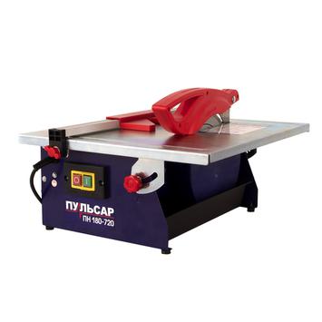 Плиткорез настольный ПУЛЬСАР ПН 180-720 (720Вт, диск 180x22.2мм, стол 385x395мм, пропил 34 мм, 10кг)