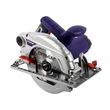 Пила дисковая сетевая ПУЛЬСАР ПД 190-1600 (1600Вт, 190х20мм, 65мм пропил, 5кг)