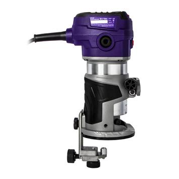 Фрезер сетевой ПУЛЬСАР  ФЭ 700C (700Вт, 6-8 мм, 12000-30000 об/мин, сумка, 1,5 кг) + насадки фрезерная, кромочная и наклонная.