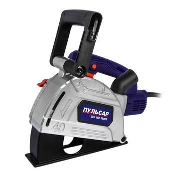 Штроборез ПУЛЬСАР ШЭ 150-1800Э (1800Вт, 150 мм, 7-31мм, глубина до 40 мм, пл. пуск, 8000 об/мин)