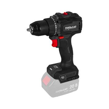 Дрель аккумуляторная безударная ПУЛЬСАР ДА 20-100Б (20В, 100Нм, 13мм, без акк и з/у, коробка)