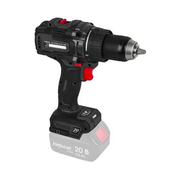 Дрель аккумуляторная безударная ПУЛЬСАР ДА 20-150Б (20В, 150Нм, 13мм, без акк и з/у, коробка)