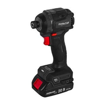 Винтоверт аккумуляторный ПУЛЬСАР ВАУ 20-230Б (20В, 60/120/180/230Нм, 2 акк, 2Ач, кейс)