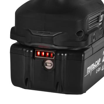 Гайковерт аккумуляторный ударный ПУЛЬСАР ГАУ 20- 350Б (20В, 350Hм, 1/2, 2 акк, 4 Ач, з/устр., кейс)