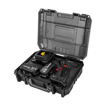 Гайковерт аккумуляторный ударный ПУЛЬСАР ГАУ 20- 350Б (20В, 350Hм, 1/2, 2 акк, 4 Ач, з/устр., кейс)