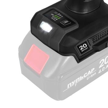 Гайковерт аккумуляторный ударный ПУЛЬСАР ГАУ 20-1000Б (20В, 1000Hм, 3/4, без акк и з/у, коробка)