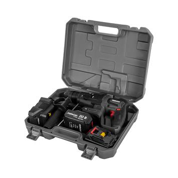 Перфоратор аккумуляторный SDS-plus ПУЛЬСАР ПА 20-26Б (20В, 2,4 Дж, 2 акк, 4Ач, з/устр., кейс)